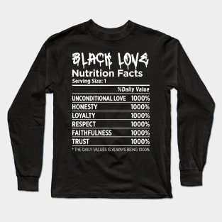 Black Love Nutrition Long Sleeve T-Shirt